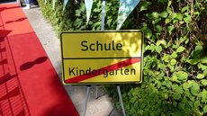 Die Kindergartenkinder, die bald zur Schule gehen, werden verabschiedet (1)